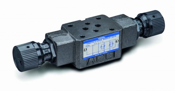 Cetop 3 (NG6) Flow control Valve with Bypass Check | Hydraulic specialists