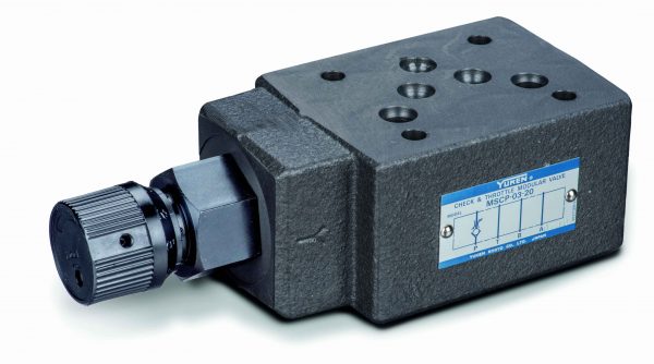 Cetop 5 (NG10) Flow Control Valve on P (With Check) | Hydraulic specialists