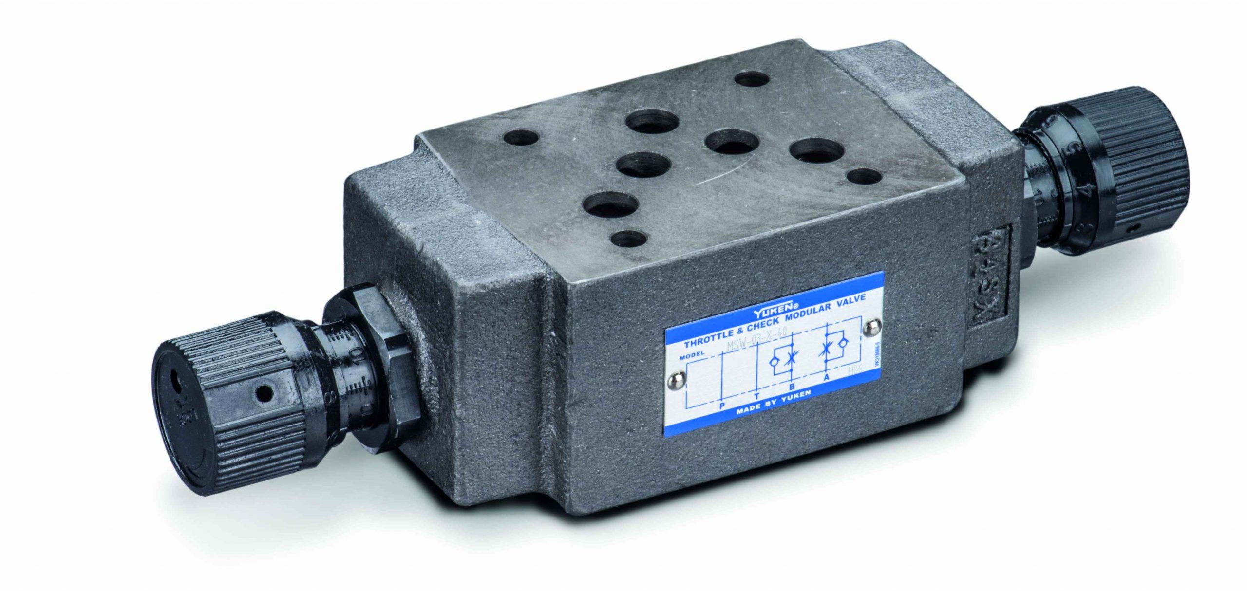 Cetop 5 (NG10) Modular Valves > Flow Control Valve with Bypass Check | Hydraulic specialists