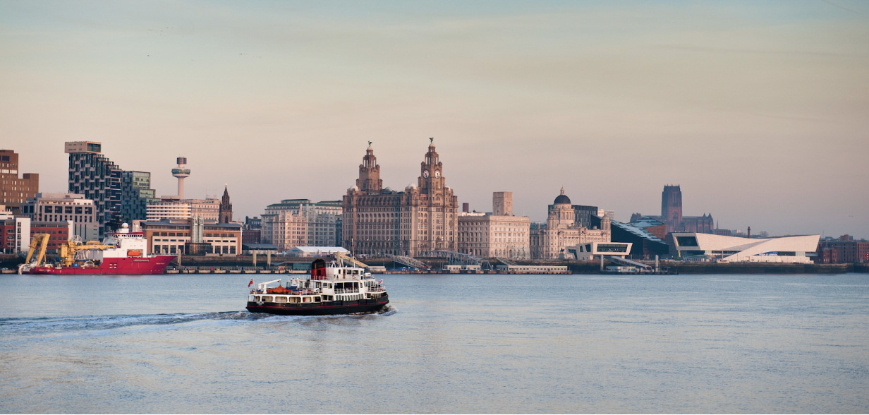 The River Mersey in Liverpool